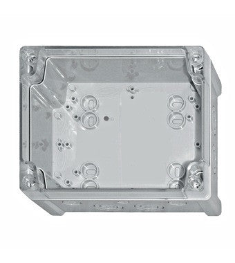 Cutie din ABS cu capac transparent şi balamale IG707035
