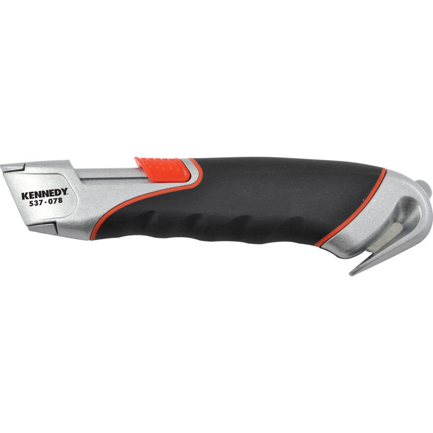 Cutit cu siguranta autoretractabil prevazut cu cutter - banda KEN-537-0780K