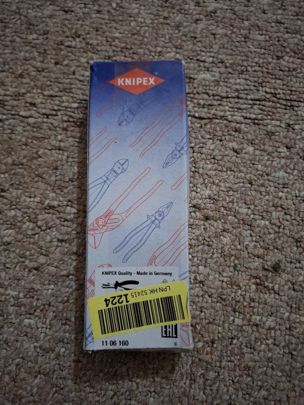 Cleste Dezizolat VDE 1000V Knipex 11 06 160 Surub Reglaj