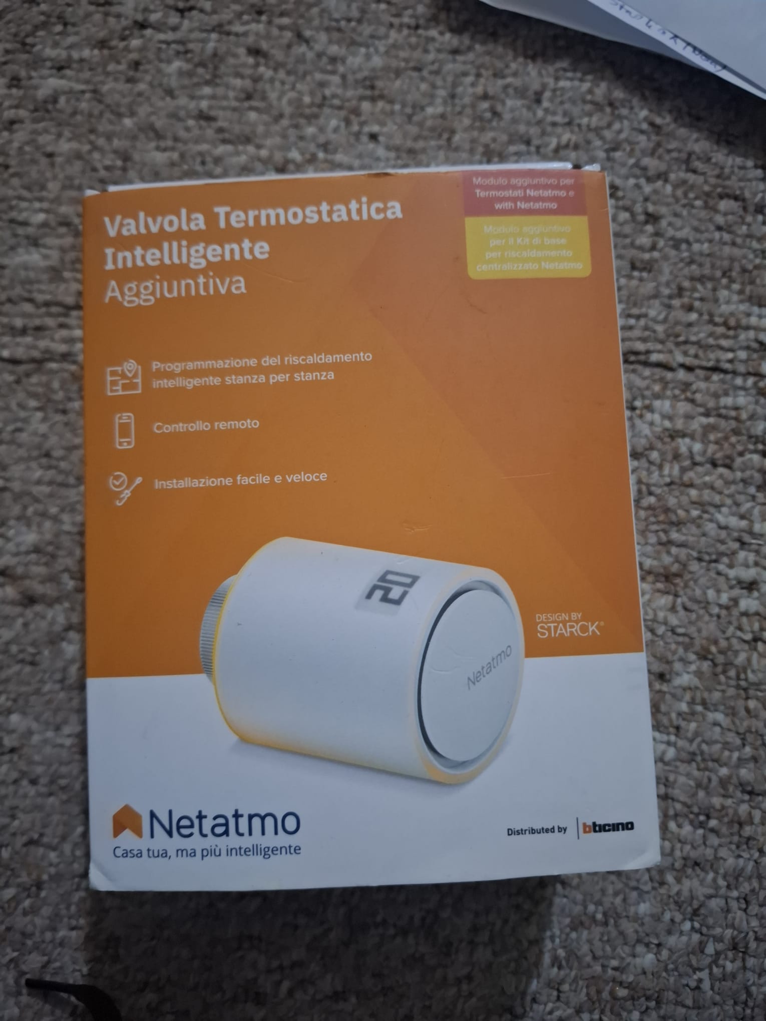 Vană inteligentă suplimentară pentru calorifer Netatmo