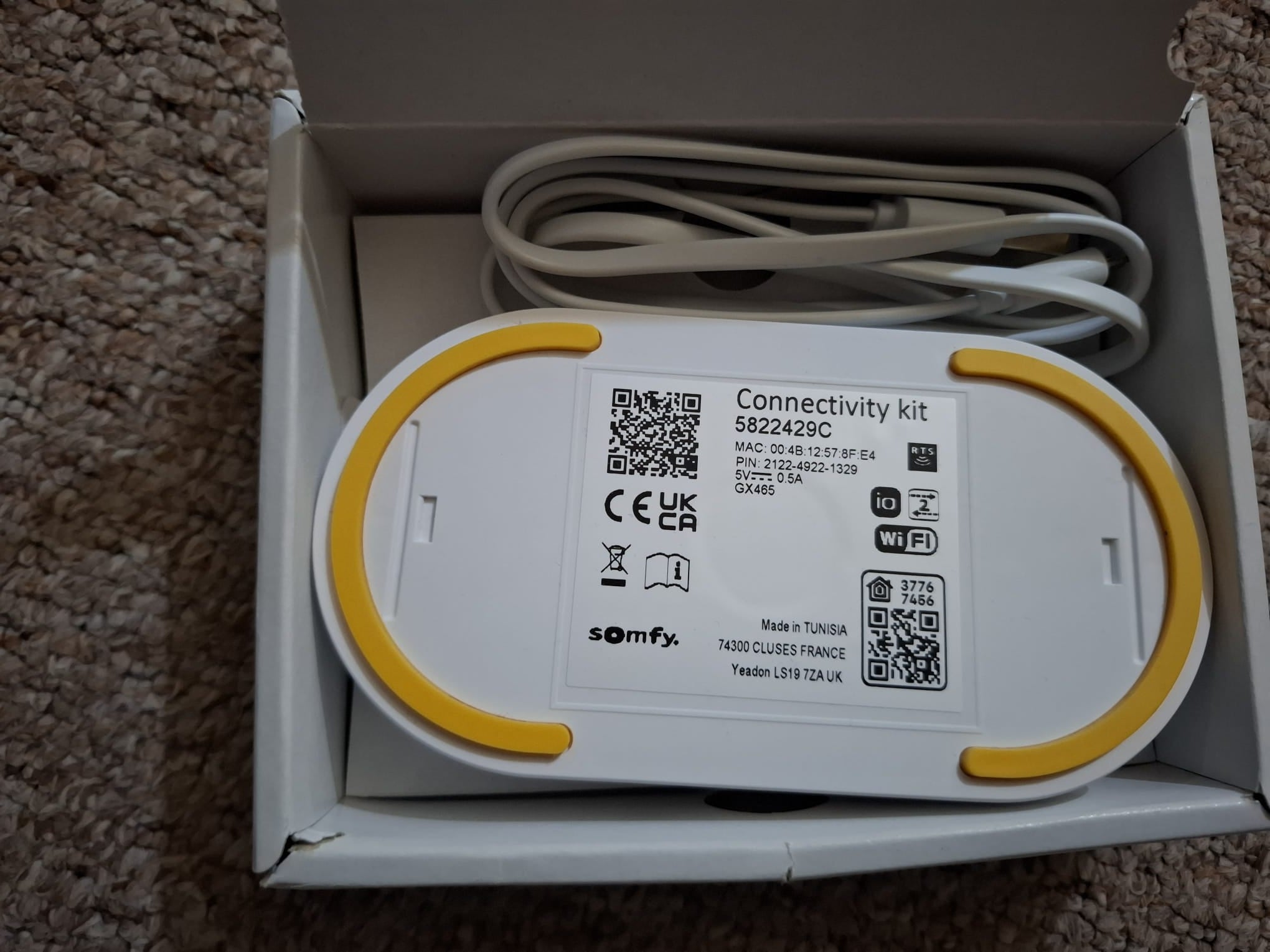 Somfy 1870755 - Kit de control pentru rulouri si uși de garaj