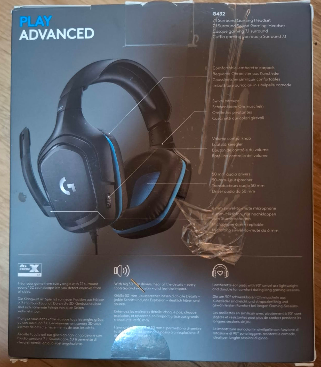 Casti Logitech G432