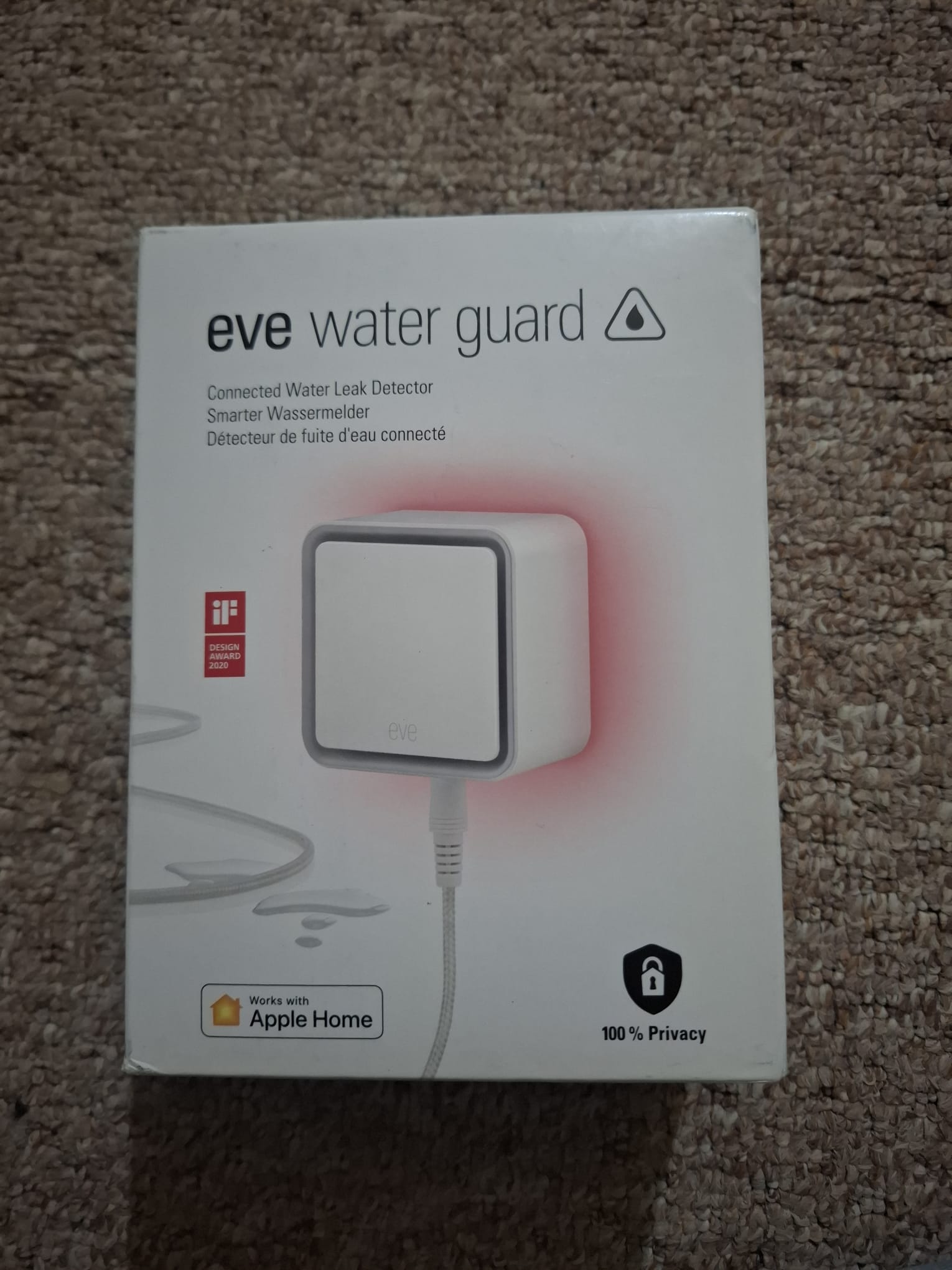 Senzor inteligent de inundație Eve Water Guard