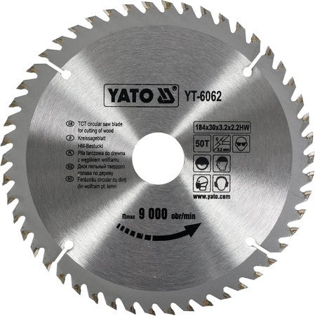 Disc circular lemn 184 x 30 x 3.2 mm YT-6062