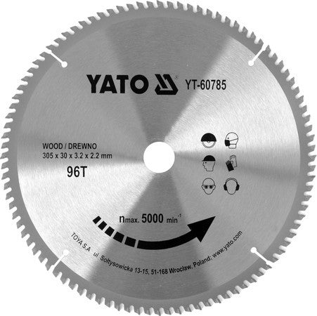Disc circular pentru lemn 300X96X30 YT-6078