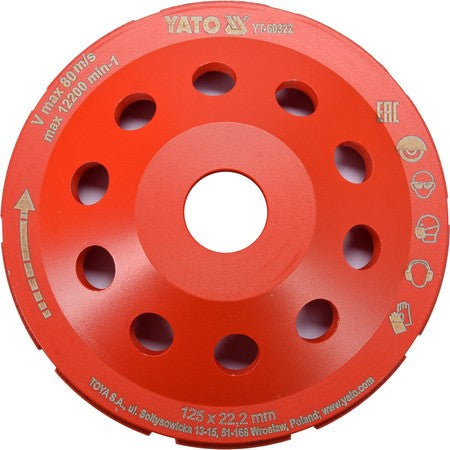 Disc cupa diamantat 125MM YT-60322