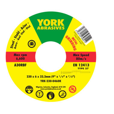 Disc de slefuire ranforsat YRK-230-0460K