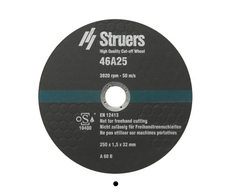 Disc de taiere cu profil hexagonal 46A25