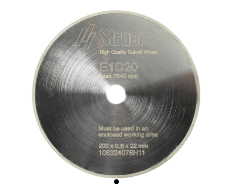 Disc de taiere diamantat E1D20