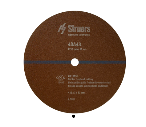 Disc de taiere abraziv 40A43