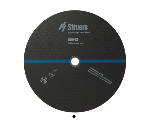 Disc de taiere cu profil hexagonal 66A43