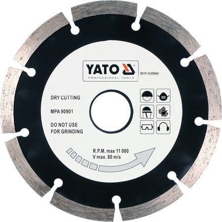 Disc diamantat segmentat HS 180 mm YT-6004