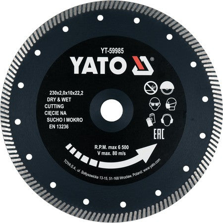 Disc diamantat 230x 22.2 x 2 mm YT-59985