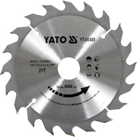 Disc fierastrau circular pentru lemn 200 x 24 x 30 mm YT-6065