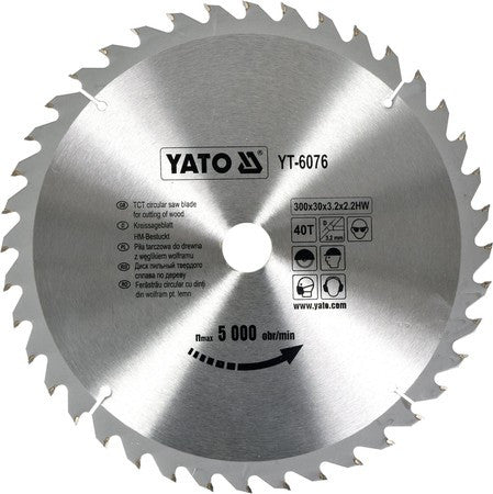 Disc fierastrau circular pentru lemn 300 x 40 x 30 YT-6076