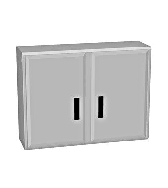 Dulap din poliester cu 2 usi POCC3432