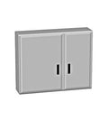Dulap din poliester cu 2 usi POCC4534