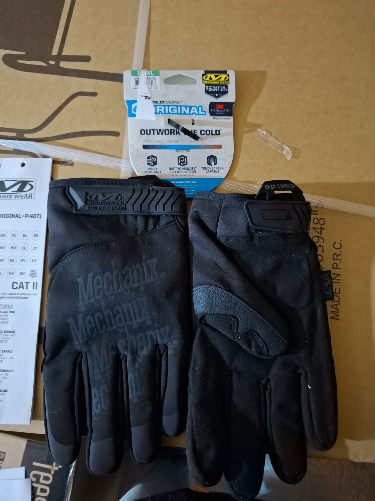 Manusi Iarna Tactice Mechanix Wear ColdWork Original 3M Thinsulate XL