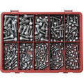 Set 250 suruburi cu cap cilindric din inox A2 QFT-615-4380K