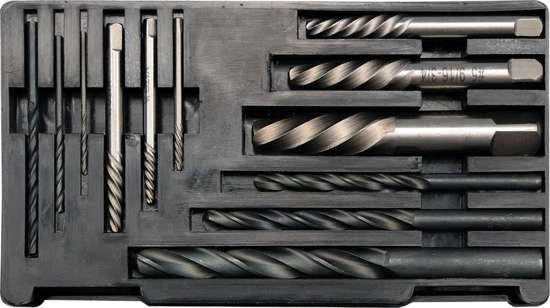 Set extractoare șuruburi si burghie metal YT-0591