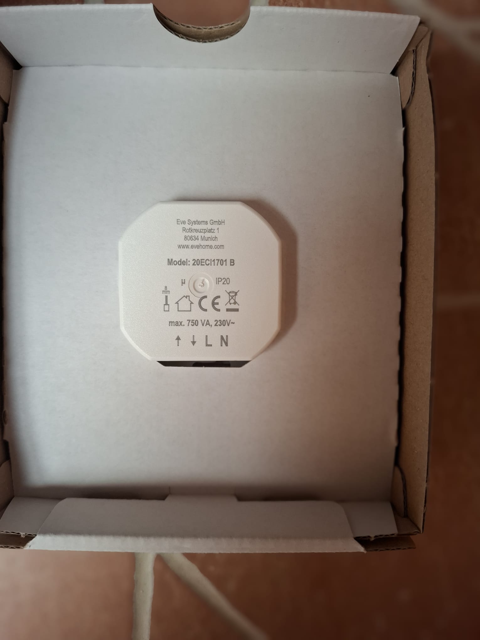 Comutator Eve Shutter (Apple Home)