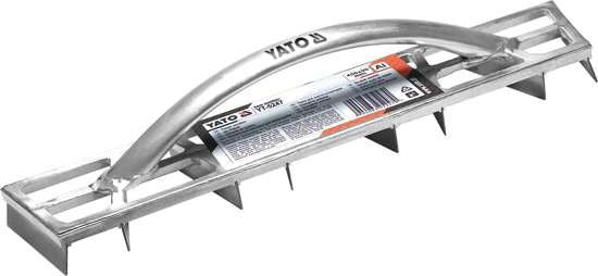Gletiera aluminiu nivelare cu dinti nivelare 450x90MM YT-5247