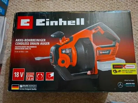 Dispozitiv curatat tevi fără fir Einhell TE-DA 18/760 Li-Solo Power X-Change