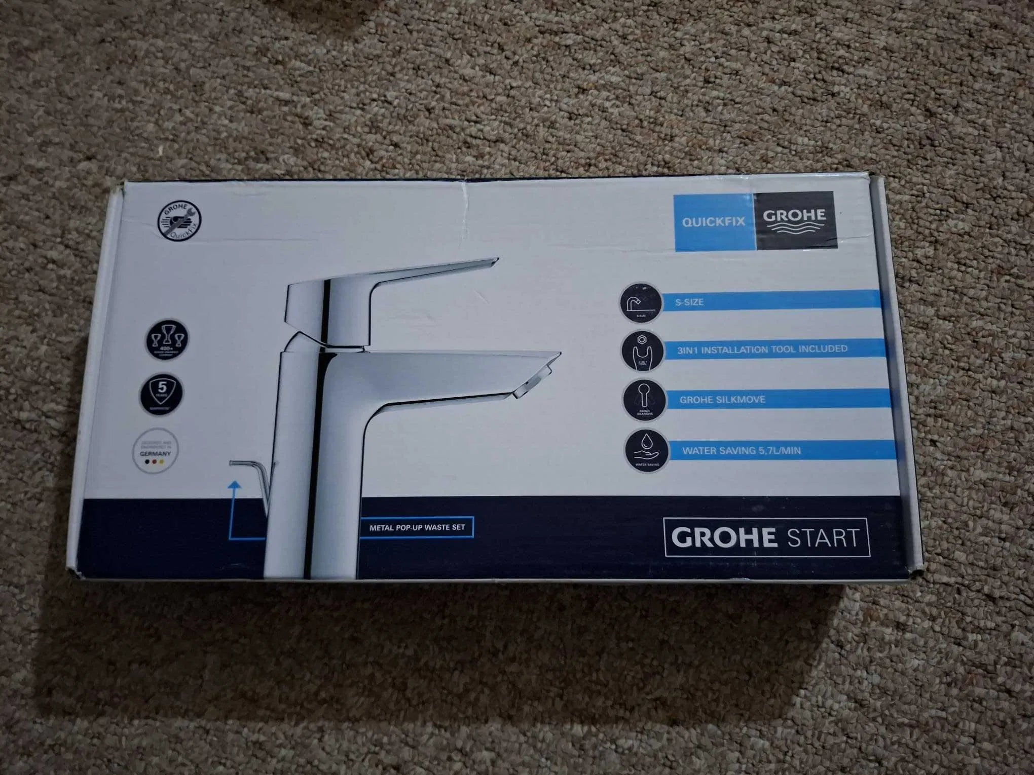 Grohe Start - Baterie monocomandă lavoar M-Size