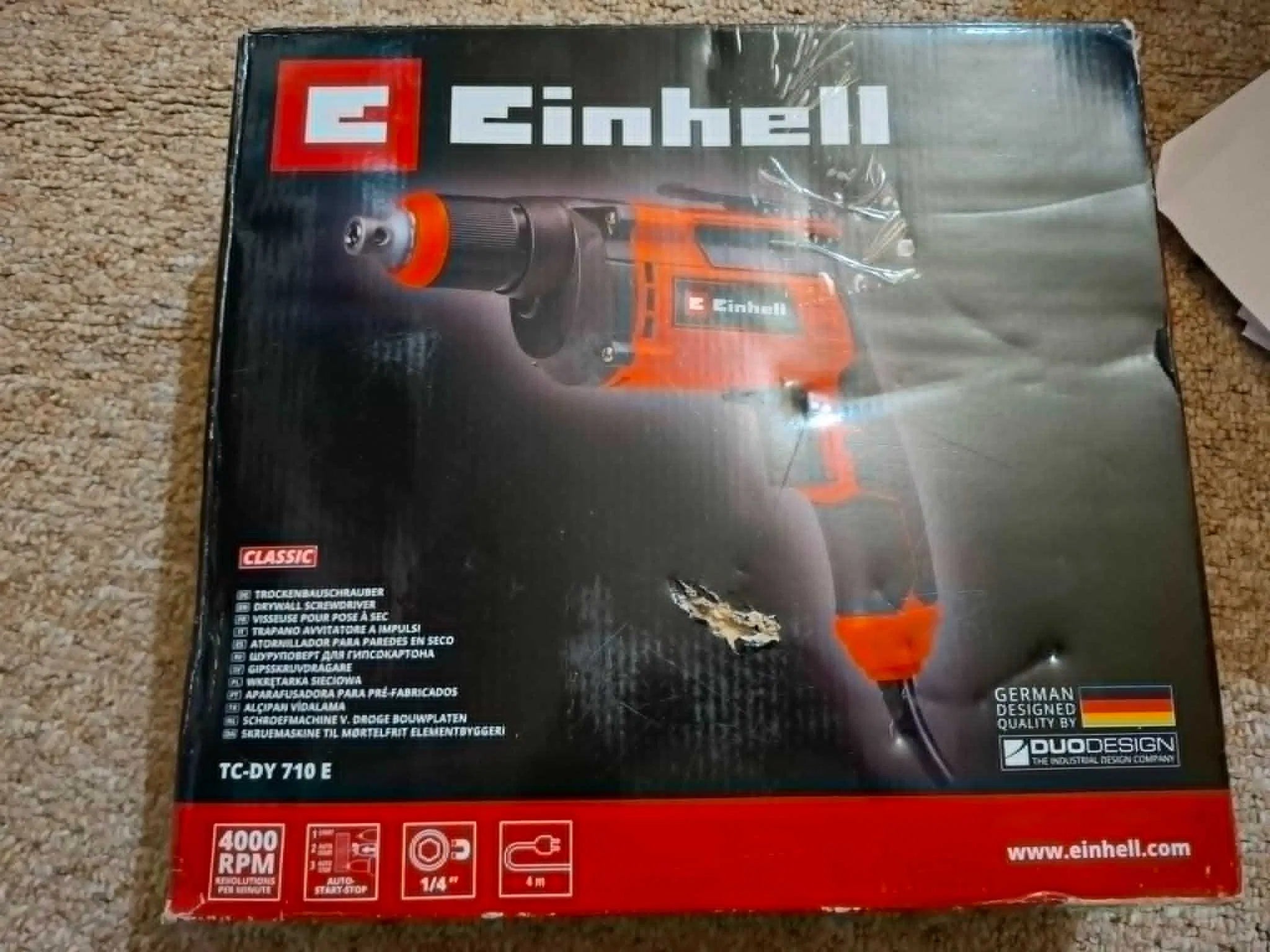 Masina de insurubat pentru gips-carton Einhell TC-DY 710 E