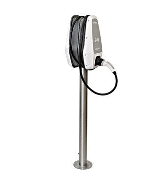 Stâlp de montaj pentru 2 x i-CHARGE CION, INOX EMCIONS2