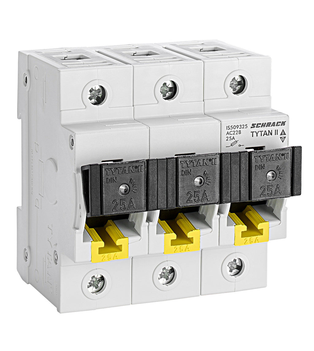 Separator modular pentru portfuzibile TYTAN 3p 25A, complet IS509325