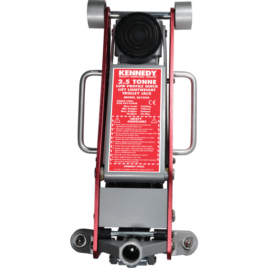 Jack cu carucior pentru sarcini usoare de 2,5 T cu ridicare rapida de profil scazut KEN-503-6540K