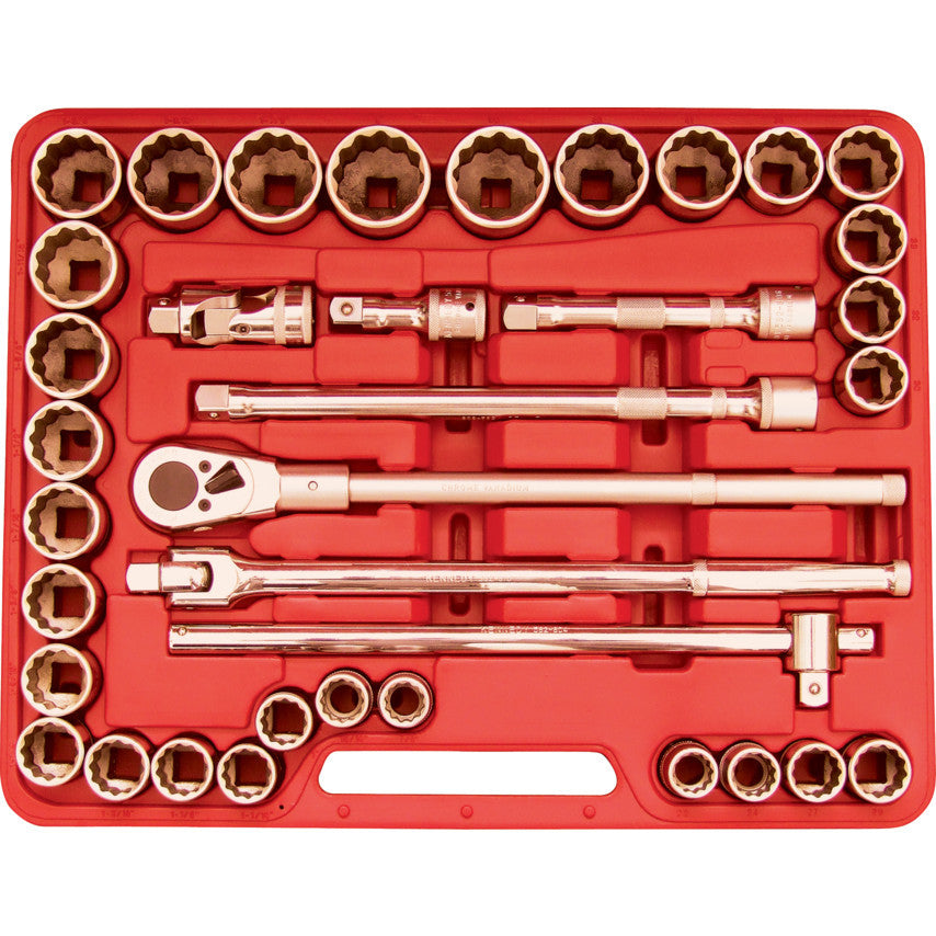 Set 36 Piece metrice si inch 3/4" KEN-582-8740K