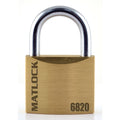 Lacat ingust din alama 20mm MTL-950-6820K