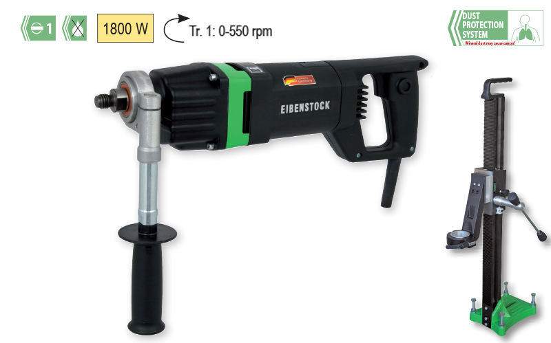 Masini de gaurit cu carote diamantate EHD 1801 EB.0331U