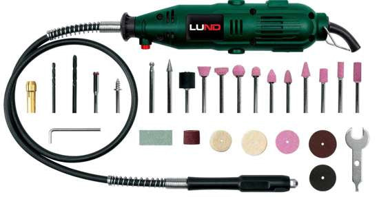 Mini-Freză electrică 135W Lund + 40 accesorii 79314