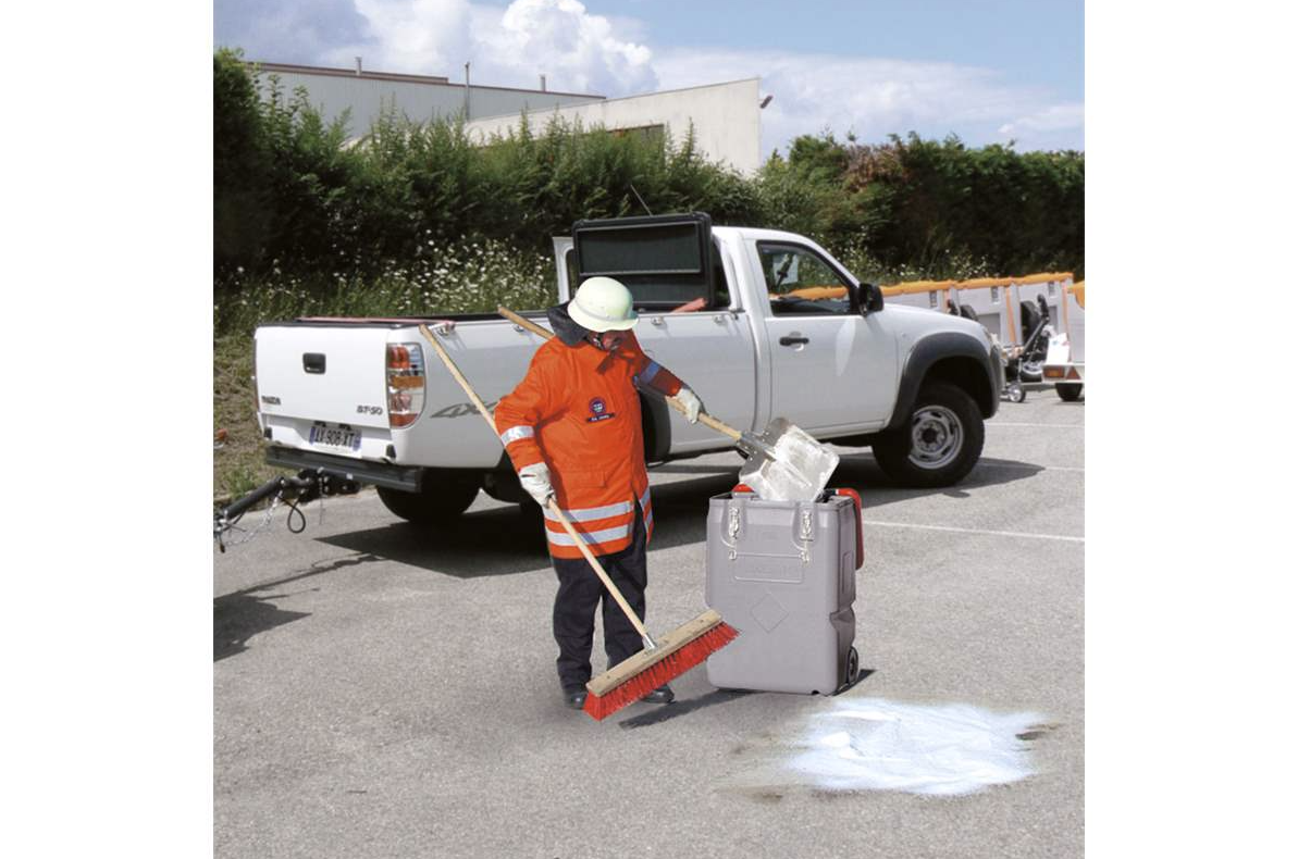 Mobil-Box - recipient polietilenă pentru colectarea și depozitarea deșeurilor industriale, volum 170 L