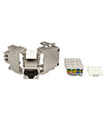Modul RJ45 ecranat, Cat.6a, ISO/IEC 11801 AMD2 HSEMRJ6GWA