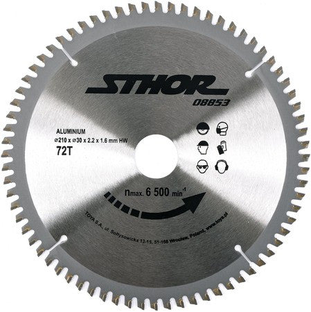 DISC CIRCULAR PENTRU ALUMINIU D210 T72 D30 08853 Sthor