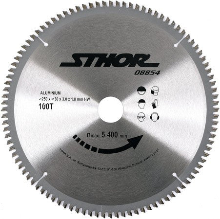 DISC CIRCULAR PENTRU ALUMINIU D250 T100 D30 08854 Sthor