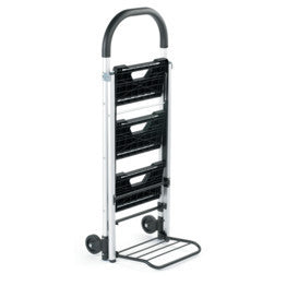 Scara de aluminiu cu roti, cu 3 trepte cu platforma MTL-985-1840K