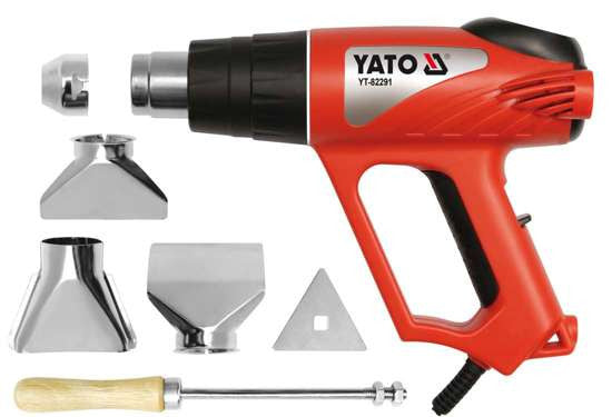 Pistol cu aer cald + accesorii 2000W YT-82291