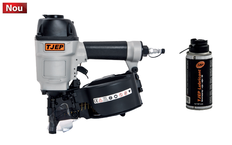 Pistol pneumatic pentru cuie in bobina 15° TJEP CN 57 TK.100046