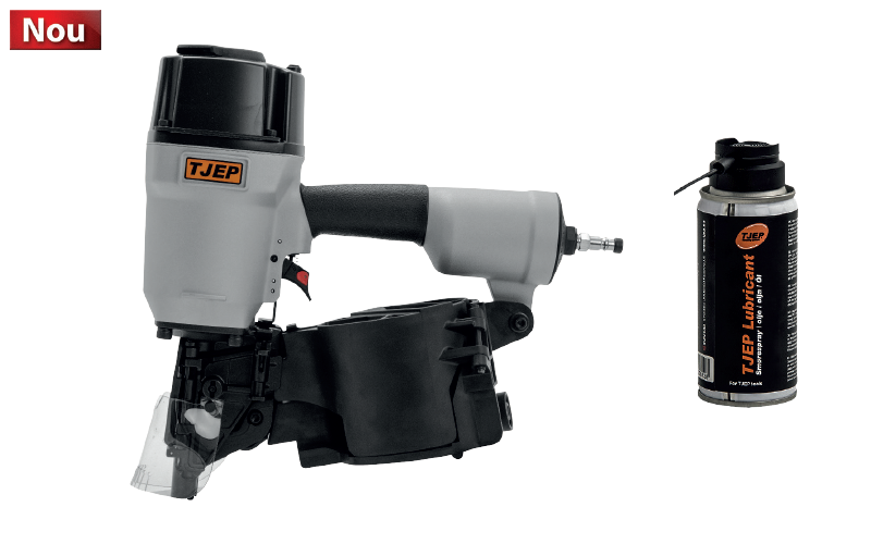 Pistol pneumatic pentru cuie in bobina 15° -TJEP CN 90+A TK.100044