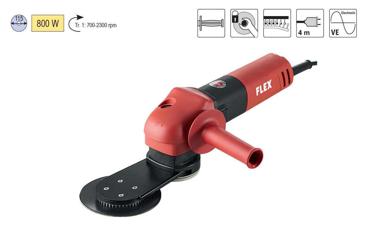 Polizor rotativ cu cap plat pentru finisat SFE 8-2 115  FL.420565