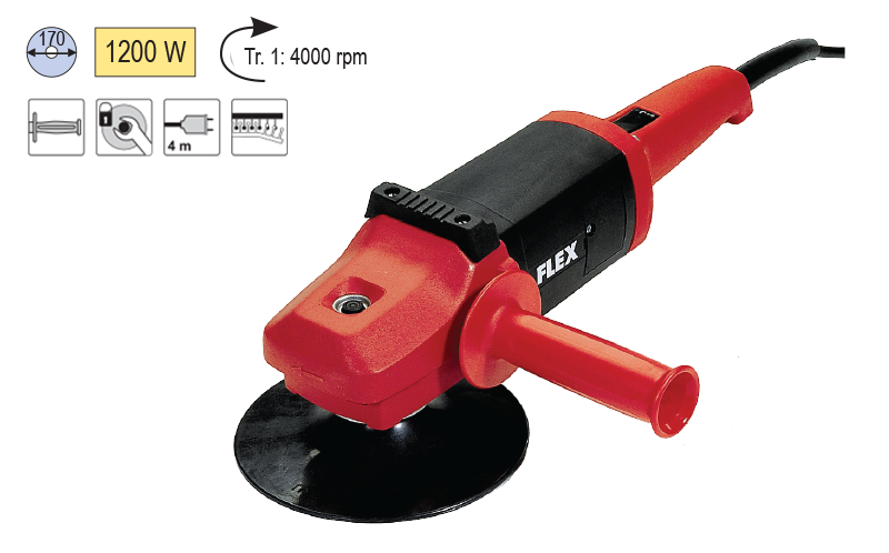 Polizor rotativ pentru finisat flex LK 604 FL.250346