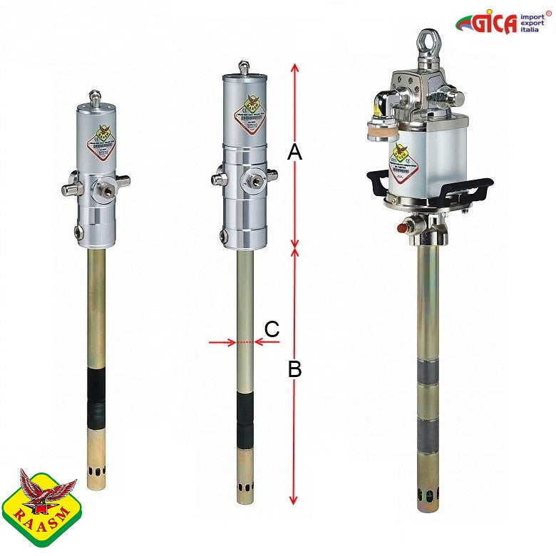 Pompa pneumatica transfer vaselina pentru butoi 0A11195