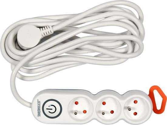 Prelungitor cu impamantare, 3 prize, 10M 72352 Sthor
