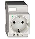 Priză modulară SCHUKO, 2P+N, 16A cu LED BZ325003