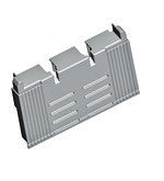 Protectie cu suprapunere pentru sistem bare ISA05709-A
